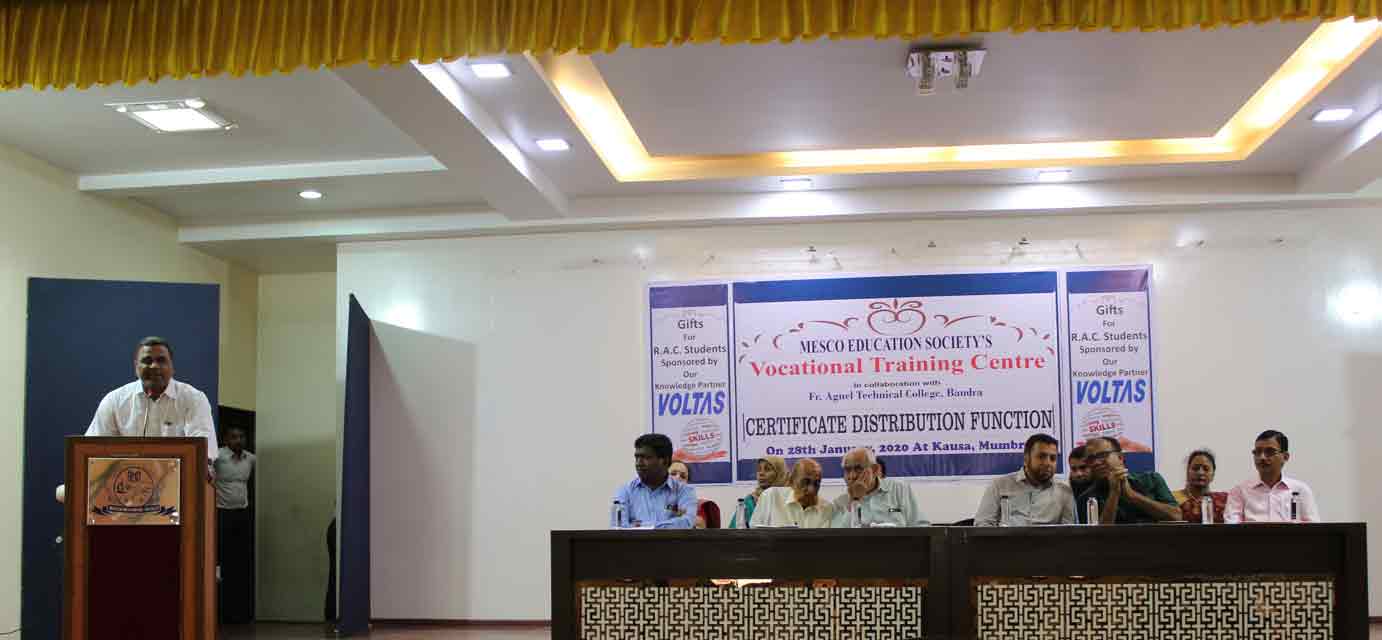 MESVTC Students' Certificate Distribution January 2020