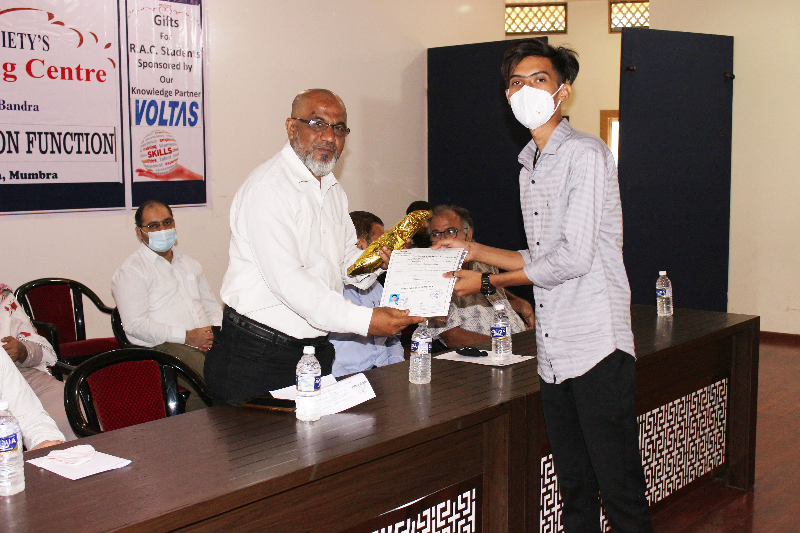 MESVTC Students' Certificate Distribution March 2021